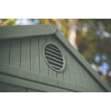 Древесно-пластиковый композитный сарай Keter Darwin 4x6 Green Древесно-пластиковый композитный сарай Keter Darwin 4x6 Green