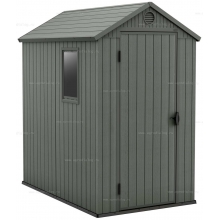 Древесно-пластиковый композитный сарай Keter Darwin 4x6 Green Древесно-пластиковый композитный сарай Keter Darwin 4x6 Green