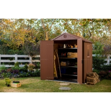 Древесно-пластиковый композитный сарай Keter Darwin 6x4 Древесно-пластиковый композитный сарай Keter Darwin 6x4