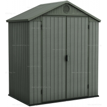 Древесно-пластиковый композитный сарай Keter Darwin 6x4 Green Древесно-пластиковый композитный сарай Keter Darwin 6x4 Green