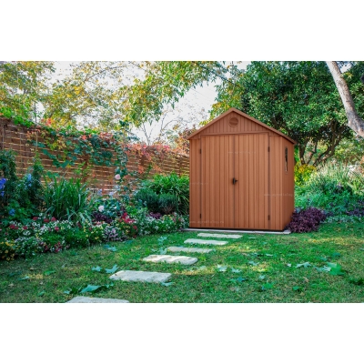 Древесно-пластиковый композитный сарай Keter Darwin 6x6 Древесно-пластиковый композитный сарай Keter Darwin 6x6