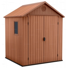 Древесно-пластиковый композитный сарай Keter Darwin 6x6 Древесно-пластиковый композитный сарай Keter Darwin 6x6