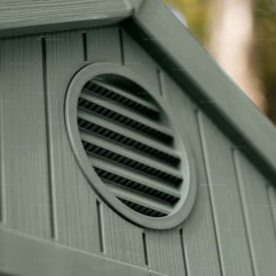 Древесно-пластиковый композитный сарай Keter Darwin 6x6 Green Древесно-пластиковый композитный сарай Keter Darwin 6x6 Green