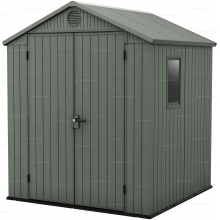 Древесно-пластиковый композитный сарай Keter Darwin 6x6 Green Древесно-пластиковый композитный сарай Keter Darwin 6x6 Green