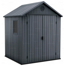 Древесно-пластиковый композитный сарай Keter Darwin 6x6 Grey Древесно-пластиковый композитный сарай Keter Darwin 6x6 Grey