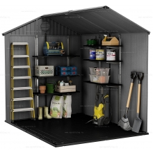 Древесно-пластиковый композитный сарай Keter Darwin 6x8 Grey Древесно-пластиковый композитный сарай Keter Darwin 6x8 Grey