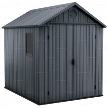 Древесно-пластиковый композитный сарай Keter Darwin 6x8 Grey Древесно-пластиковый композитный сарай Keter Darwin 6x8 Grey