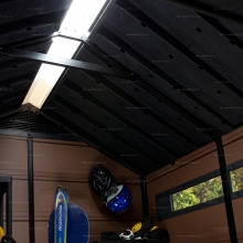 Древесно-пластиковый композитный сарай Keter Fusion 757 Mahogany Древесно-пластиковый композитный сарай Keter Fusion 757 Mahogany