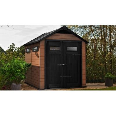 Древесно-пластиковый композитный сарай Keter Fusion 759 Mahogany Древесно-пластиковый композитный сарай Keter Fusion 759 Mahogany