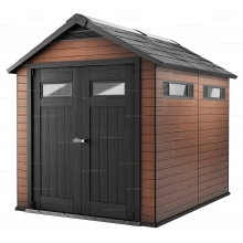 Древесно-пластиковый композитный сарай Keter Fusion 759 Mahogany Древесно-пластиковый композитный сарай Keter Fusion 759 Mahogany
