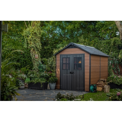 Древесно-пластиковый композитный сарай Keter Newton 7511 Древесно-пластиковый композитный сарай Keter Newton 7511