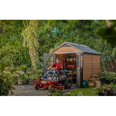 Древесно-пластиковый композитный сарай Keter Newton 7511 Древесно-пластиковый композитный сарай Keter Newton 7511