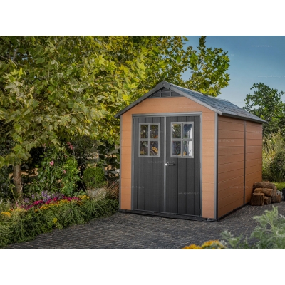 Древесно-пластиковый композитный сарай Keter Newton 7511 Древесно-пластиковый композитный сарай Keter Newton 7511