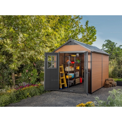 Древесно-пластиковый композитный сарай Keter Newton 7511 Древесно-пластиковый композитный сарай Keter Newton 7511