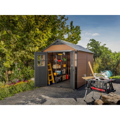 Древесно-пластиковый композитный сарай Keter Newton 7511 Древесно-пластиковый композитный сарай Keter Newton 7511