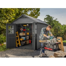 Древесно-пластиковый композитный сарай Keter Newton 7511 Grey Древесно-пластиковый композитный сарай Keter Newton 7511 Grey