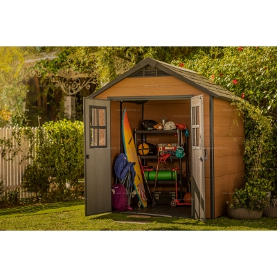 Древесно-пластиковый композитный сарай Keter Newton 757 Древесно-пластиковый композитный сарай Keter Newton 757