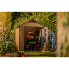 Древесно-пластиковый композитный сарай Keter Newton 757 Древесно-пластиковый композитный сарай Keter Newton 757