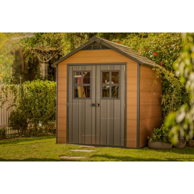 Древесно-пластиковый композитный сарай Keter Newton 757 Древесно-пластиковый композитный сарай Keter Newton 757