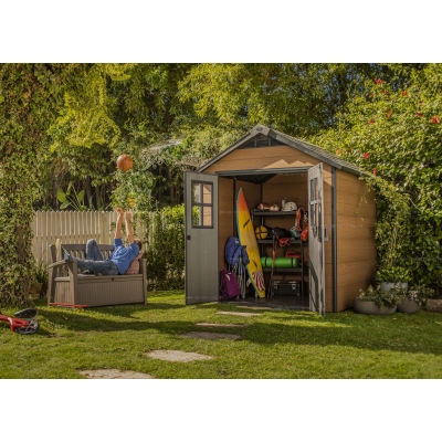 Древесно-пластиковый композитный сарай Keter Newton 757 Древесно-пластиковый композитный сарай Keter Newton 757