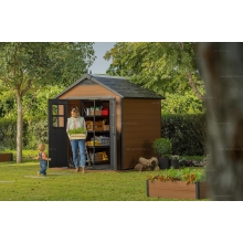 Древесно-пластиковый композитный сарай Keter Newton 757 Древесно-пластиковый композитный сарай Keter Newton 757