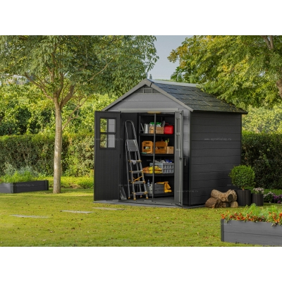 Древесно-пластиковый композитный сарай Keter Newton 757 Grey Древесно-пластиковый композитный сарай Keter Newton 757 Grey