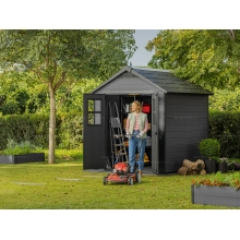 Древесно-пластиковый композитный сарай Keter Newton 757 Grey Древесно-пластиковый композитный сарай Keter Newton 757 Grey