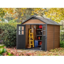 Древесно-пластиковый композитный сарай Keter Newton 759 Древесно-пластиковый композитный сарай Keter Newton 759