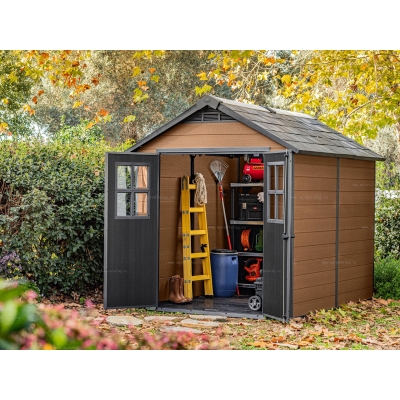 Древесно-пластиковый композитный сарай Keter Newton 759 Древесно-пластиковый композитный сарай Keter Newton 759