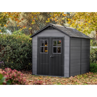Древесно-пластиковый композитный сарай Keter Newton 759 Grey Древесно-пластиковый композитный сарай Keter Newton 759 Grey