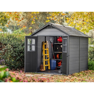 Древесно-пластиковый композитный сарай Keter Newton 759 Grey Древесно-пластиковый композитный сарай Keter Newton 759 Grey