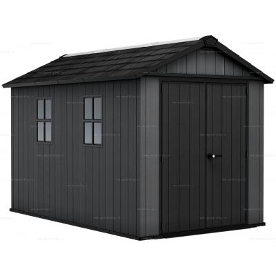 Древесно-пластиковый композитный сарай Keter Newton Plus 1175 Grey Древесно-пластиковый композитный сарай Keter Newton Plus 1175 Grey