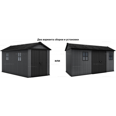 Древесно-пластиковый композитный сарай Keter Newton Plus 7513 Grey Древесно-пластиковый композитный сарай Keter Newton Plus 7513 Grey
