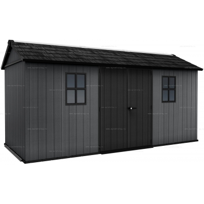 Древесно-пластиковый композитный сарай Keter Newton Plus 7515 Grey Древесно-пластиковый композитный сарай Keter Newton Plus 7515 Grey