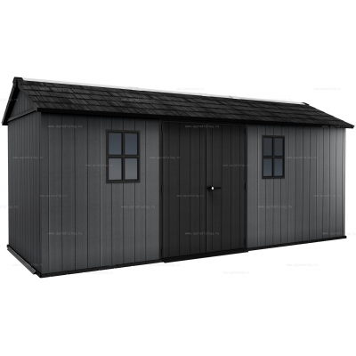 Древесно-пластиковый композитный сарай Keter Newton Plus 7517 Grey Древесно-пластиковый композитный сарай Keter Newton Plus 7517 Grey