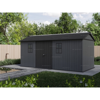 Древесно-пластиковый композитный сарай Keter Newton Plus 7517 Grey Древесно-пластиковый композитный сарай Keter Newton Plus 7517 Grey