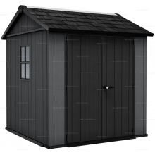 Древесно-пластиковый композитный сарай Keter Newton Plus 757 Grey Древесно-пластиковый композитный сарай Keter Newton Plus 757 Grey