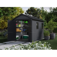 Древесно-пластиковый композитный сарай Keter Newton Plus 759 Grey Древесно-пластиковый композитный сарай Keter Newton Plus 759 Grey