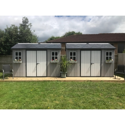 Древесно-пластиковый композитный сарай Keter Oakland 1175SD Древесно-пластиковый композитный сарай Keter Oakland 1175SD