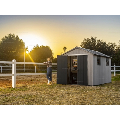 Древесно-пластиковый композитный сарай Keter Oakland 7513 Древесно-пластиковый композитный сарай Keter Oakland 7513