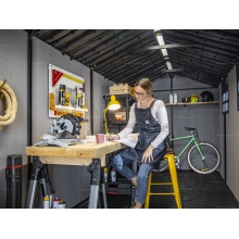 Древесно-пластиковый композитный сарай Keter Oakland 7513 Древесно-пластиковый композитный сарай Keter Oakland 7513