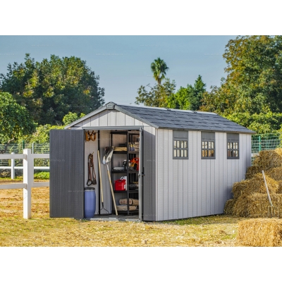 Древесно-пластиковый композитный сарай Keter Oakland 7515 Древесно-пластиковый композитный сарай Keter Oakland 7515