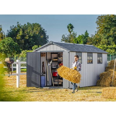 Древесно-пластиковый композитный сарай Keter Oakland 7515 Древесно-пластиковый композитный сарай Keter Oakland 7515