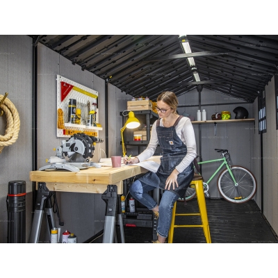 Древесно-пластиковый композитный сарай Keter Oakland 7515 Древесно-пластиковый композитный сарай Keter Oakland 7515