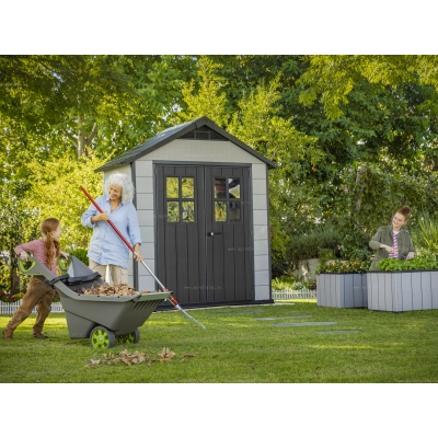 Древесно-пластиковый композитный сарай Keter Oakland 754 Древесно-пластиковый композитный сарай Keter Oakland 754