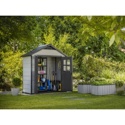 Древесно-пластиковый композитный сарай Keter Oakland 754 Древесно-пластиковый композитный сарай Keter Oakland 754
