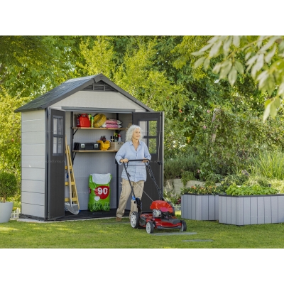 Древесно-пластиковый композитный сарай Keter Oakland 754 Древесно-пластиковый композитный сарай Keter Oakland 754