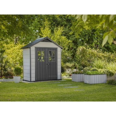 Древесно-пластиковый композитный сарай Keter Oakland 754 Древесно-пластиковый композитный сарай Keter Oakland 754