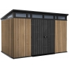 Древесно-пластиковый композитный сарай Keter Signature Pent 11x7 Venetian Brown