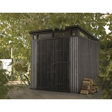 Древесно-пластиковый композитный сарай Keter Signature Pent 7x7 Venetian Grey Древесно-пластиковый композитный сарай Keter Signature Pent 7x7 Venetian Grey